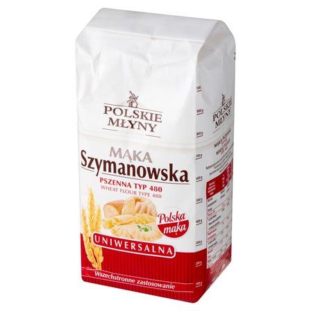 Polskie Młyny Mąka Szymanowska pszenna uniwersalna typ 480 1 kg